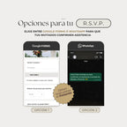 Invitación web boda - Plantilla editable en Canva - Burgundy