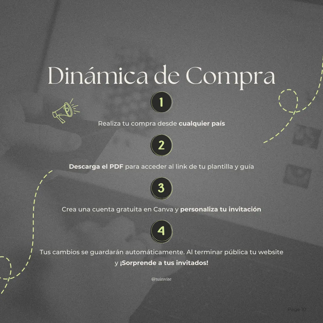 Invitación web boda - Plantilla editable en Canva - Burgundy