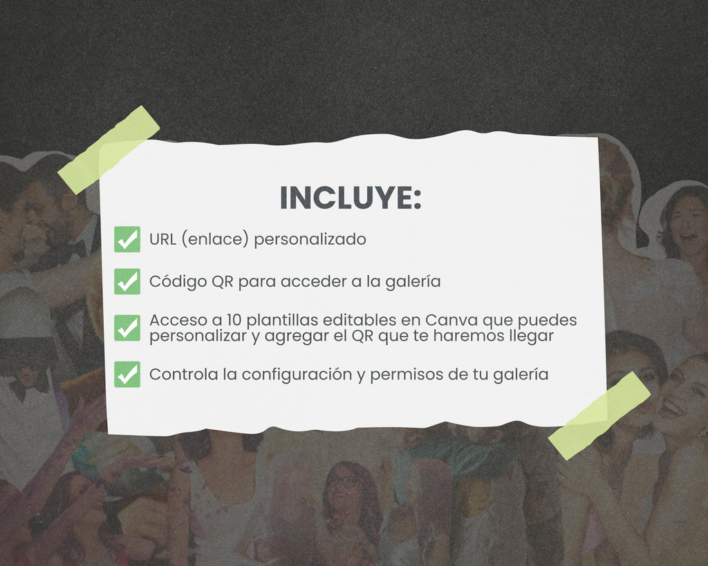 Galería de Fotos y Vídeos – Código QR + Plantillas Canva
