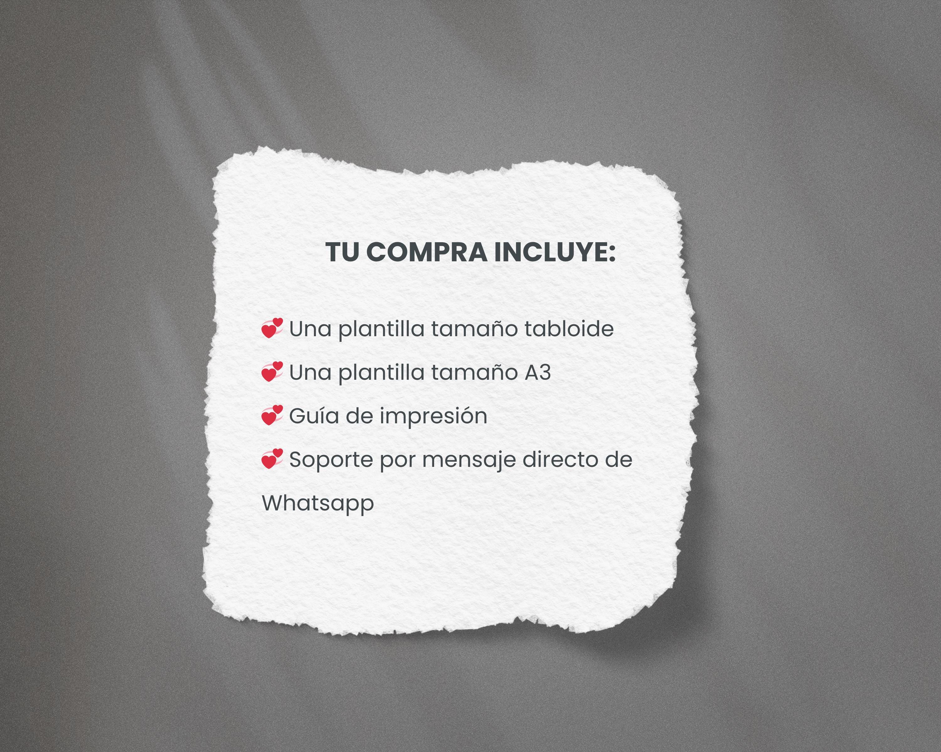 Periódico de boda 2025 -Plantilla editable en Canva