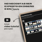 Invitación web boda - Plantilla editable en Canva - Monocromática - Tu Invite