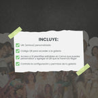 Galería de Fotos y Vídeos – Código QR + Plantillas Canva