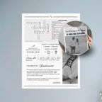 Periódico de boda -Plantilla editable en Canva