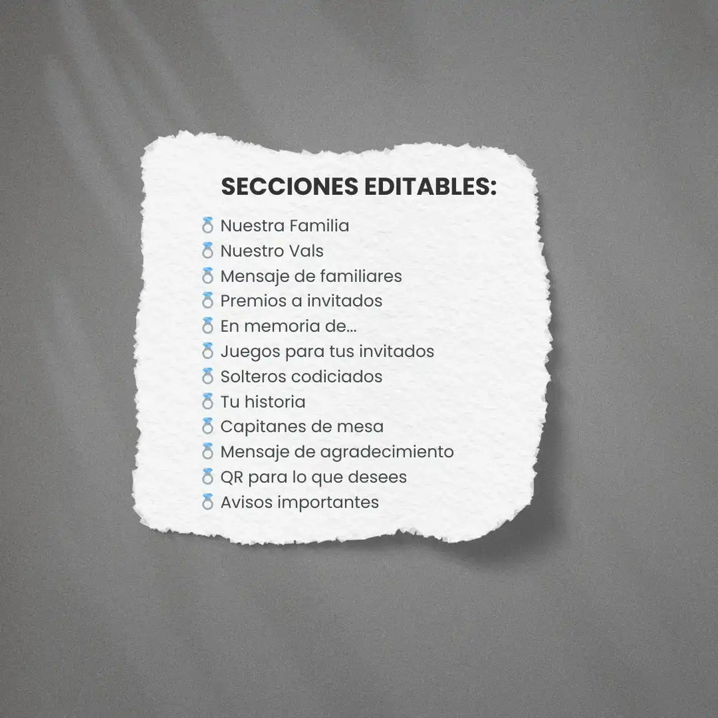 Periódico de boda 2025 -Plantilla editable en Canva