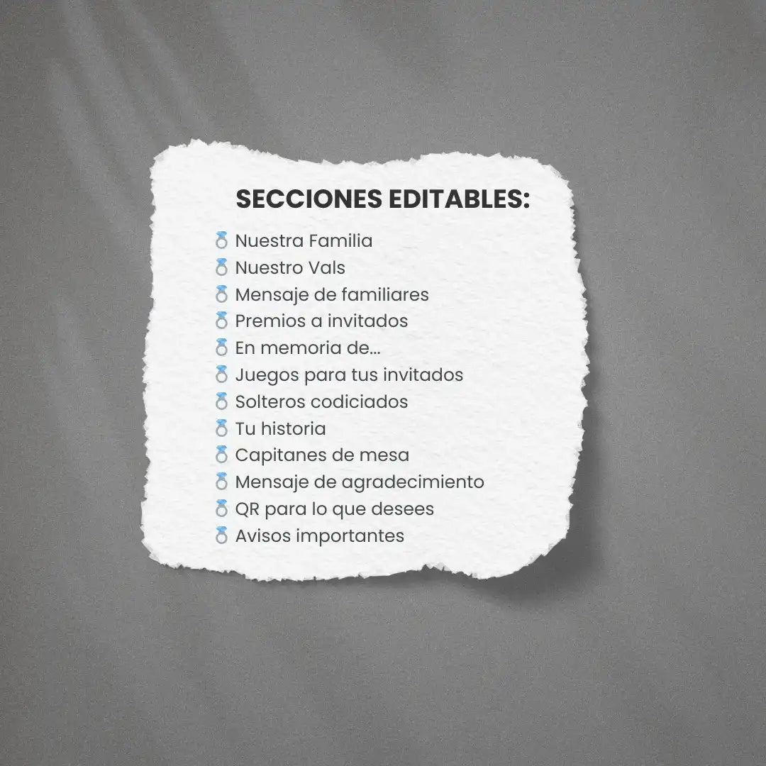 Periódico de boda 2025 -Plantilla editable en Canva