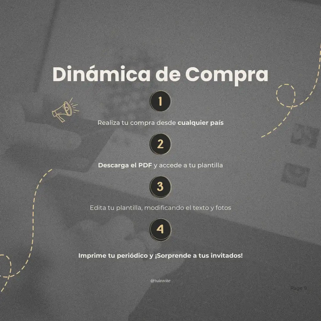 Periódico de boda 2025 -Plantilla editable en Canva