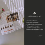 Propuesta Dama de Honor - Periódico para envoltura de ramo de flores - Plantilla Canva