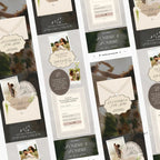 Invitación web para Save The Date - Plantilla editable en Canva - Encaje - Tu Invite