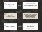 Invitación web boda - Plantilla editable en Canva - Burgundy