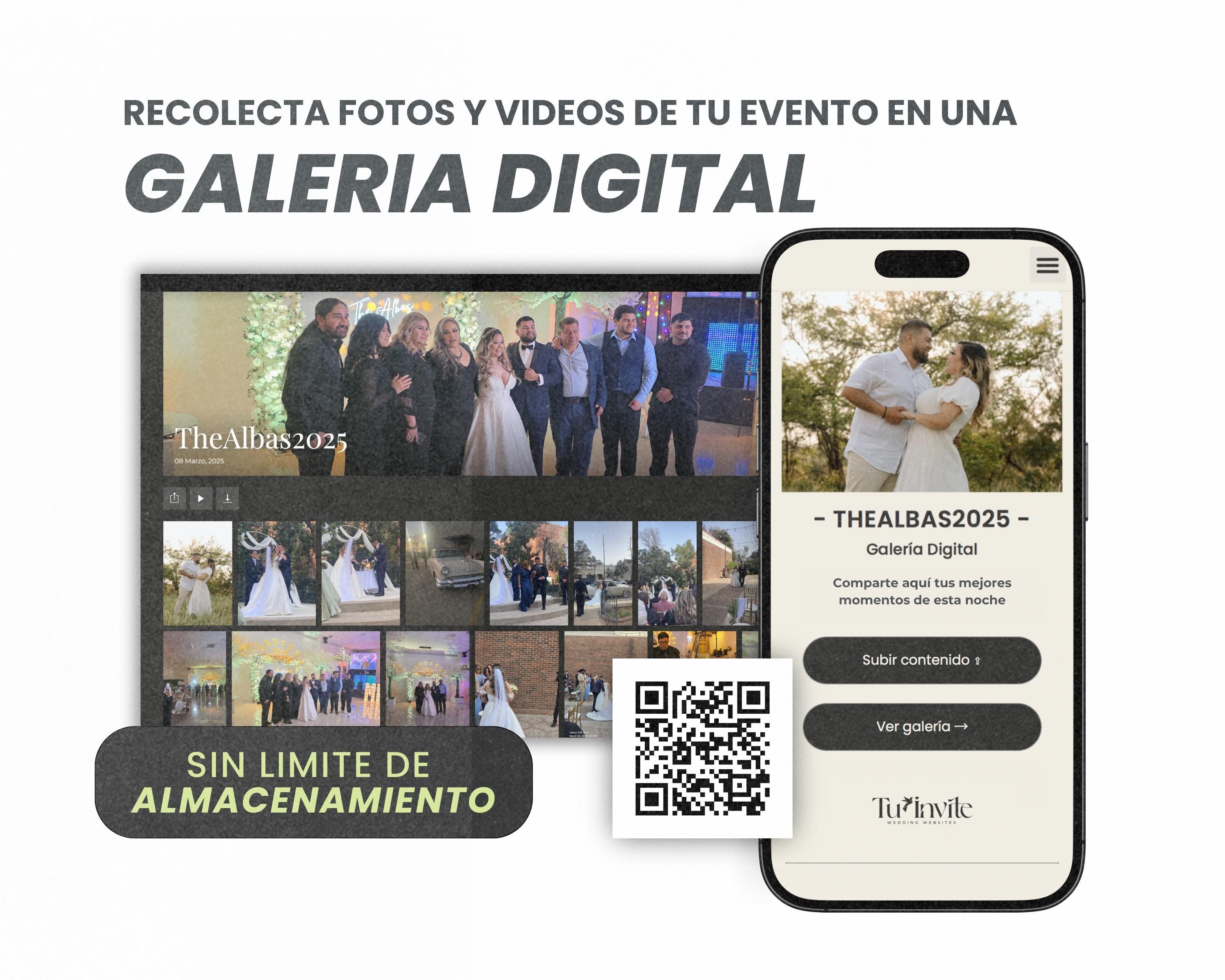 Galería de Fotos y Vídeos – Código QR + Plantillas Canva