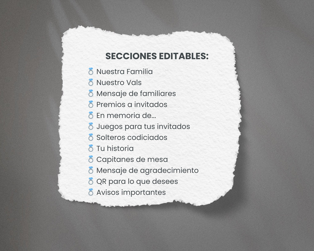 Periódico de boda 2025 -Plantilla editable en Canva