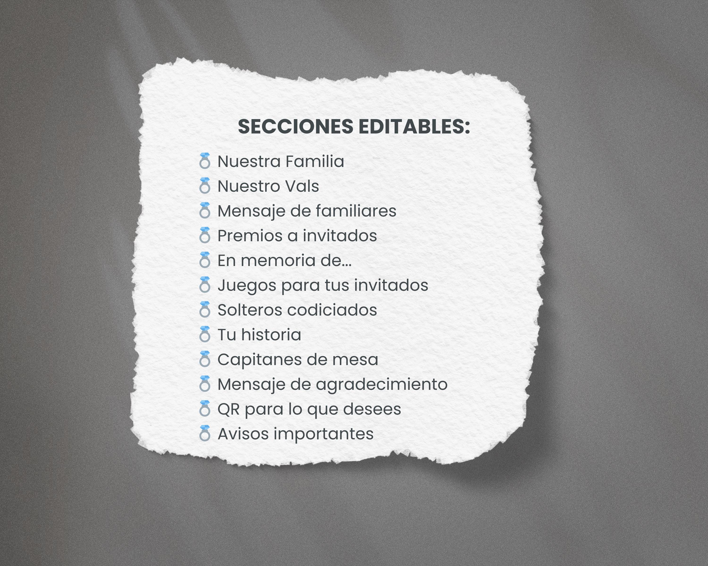 Periódico de boda 2025 -Plantilla editable en Canva